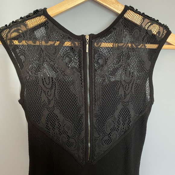 Guess Black Dress with lace detailed top. - Picture 4 of 5